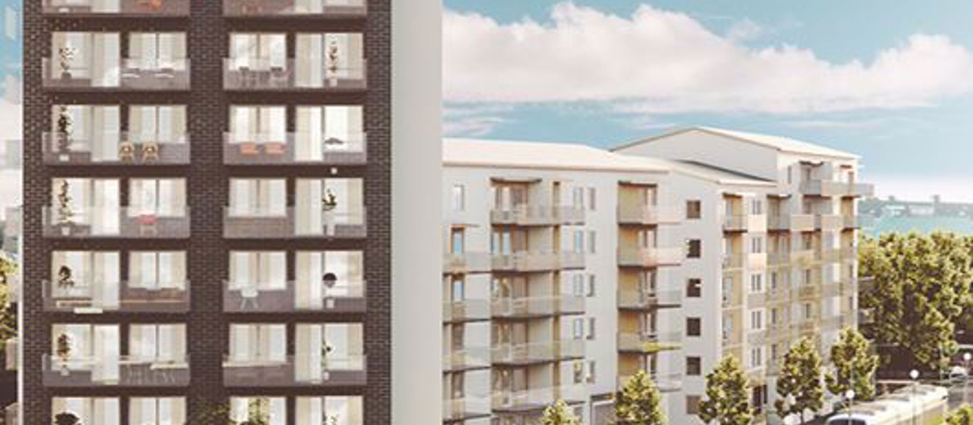 Klartecken för 160 nya lägenheter i Västra Rissne, Sundbyberg 
