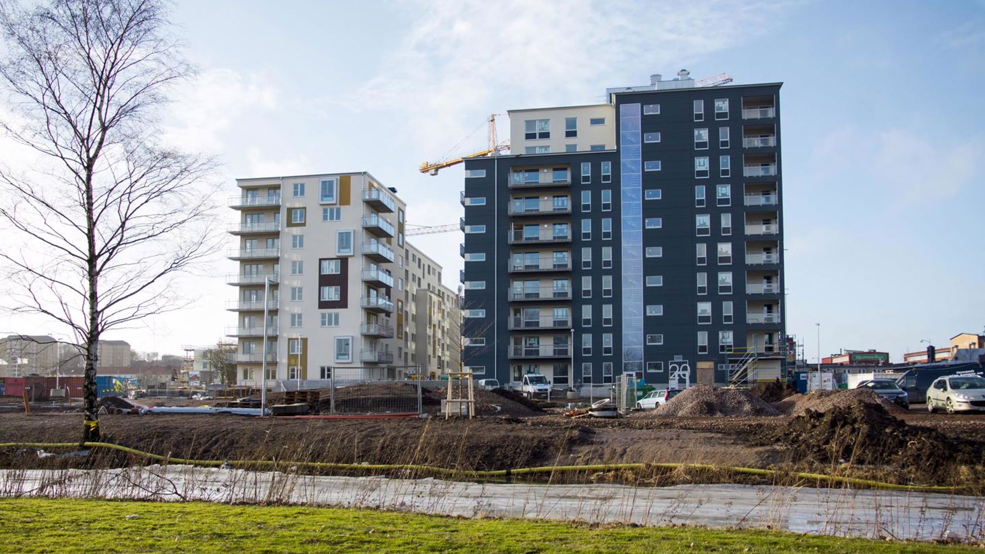 Kvillebäcken växer fram