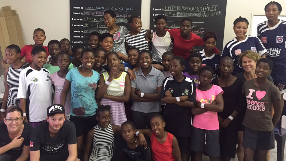 Veidekke och Football for Life visualiserar drömmar i Sydafrika