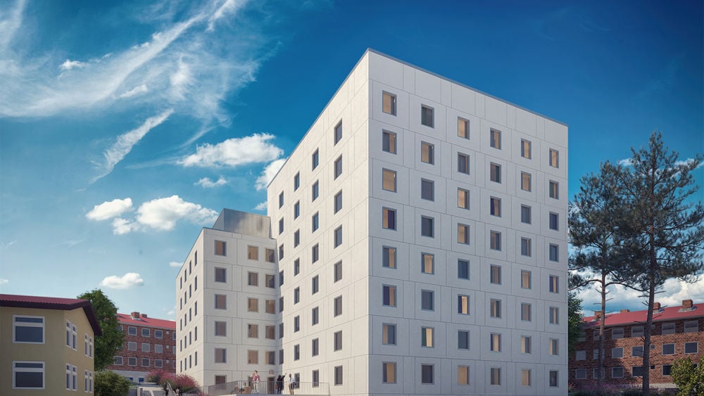 Veidekke bygger bostäder för 192 studenter