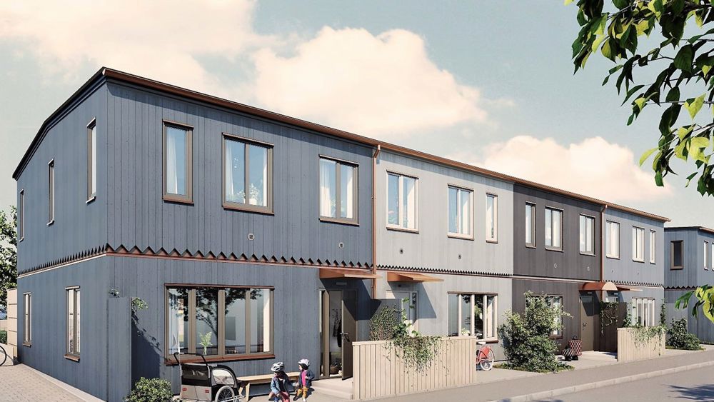 Byggstart för VeidekkeFLEX-radhus i Mariefred