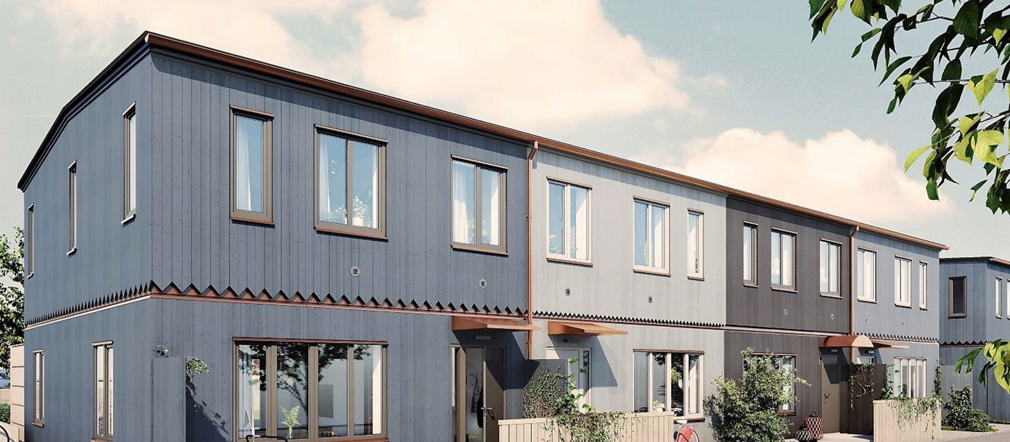 Byggstart för VeidekkeFLEX-radhus i Mariefred