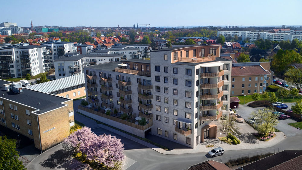 Klart med byggstart för 62 nya lägenheter på Väster i Lund