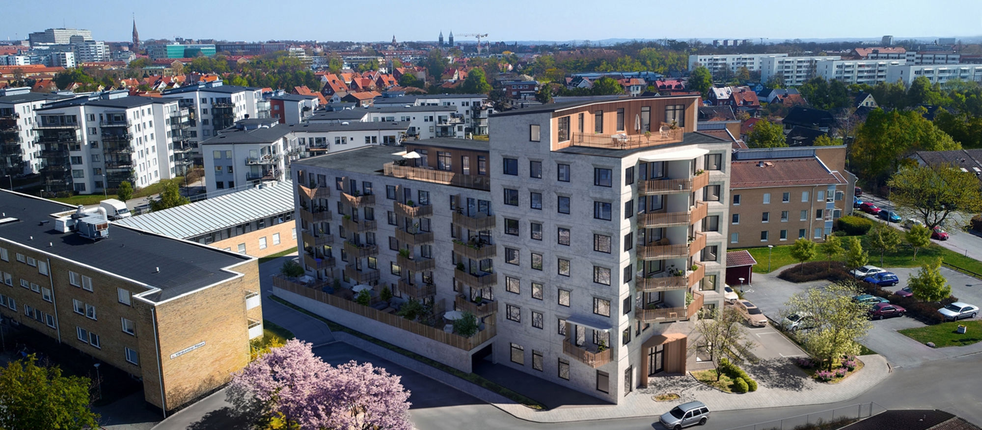 ​Klart med byggstart för 62 nya lägenheter på Väster i Lund