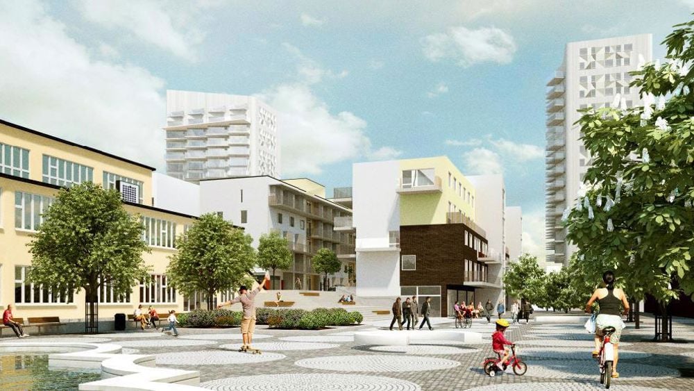 Veidekke Bostad bygger 400 lägenheter i Högdalen Centrum