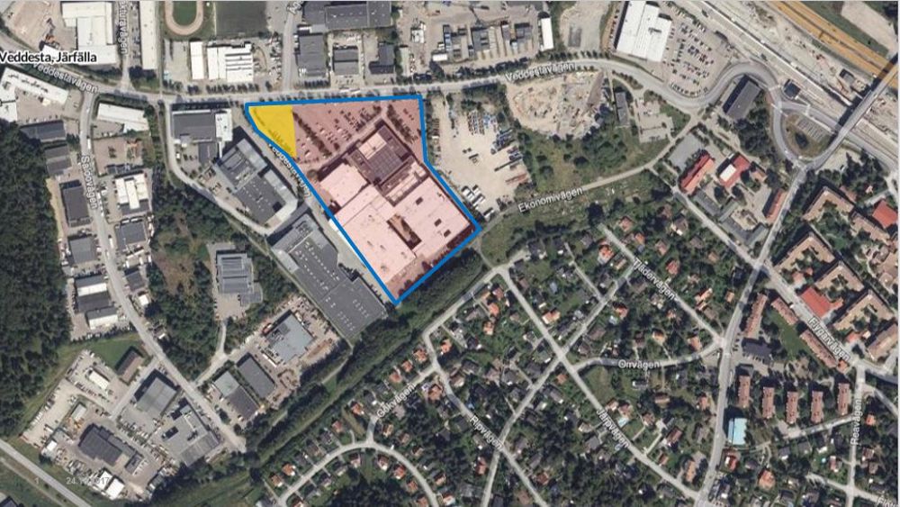 Veidekke avyttrar del av fastighet till Regio