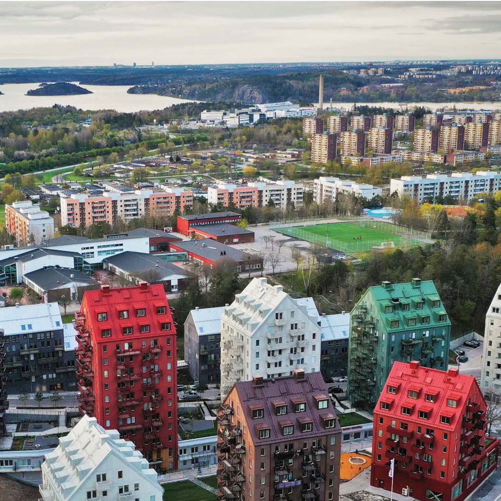 Foto över ett bostadsområde