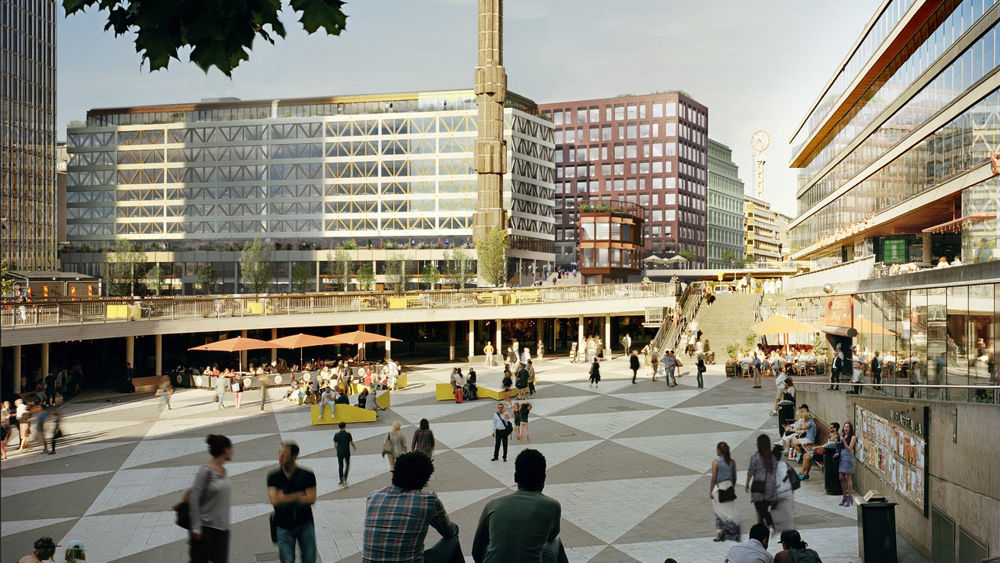 Veidekke får i uppdrag av Vasakronan att bygga om Sergelhuset 