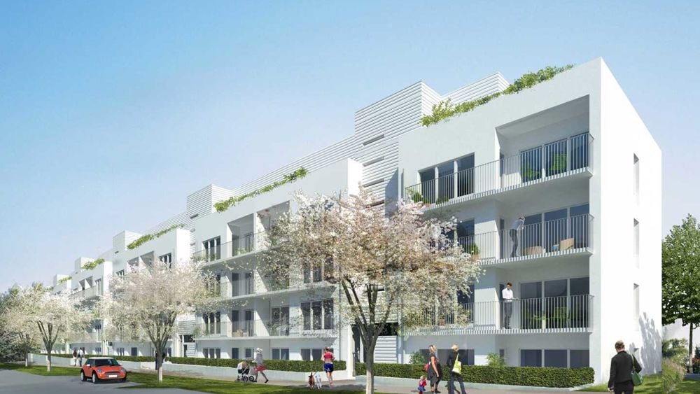 Veidekke byggstartar på uppdrag av Panorama 90 lägenheter i Sollentuna