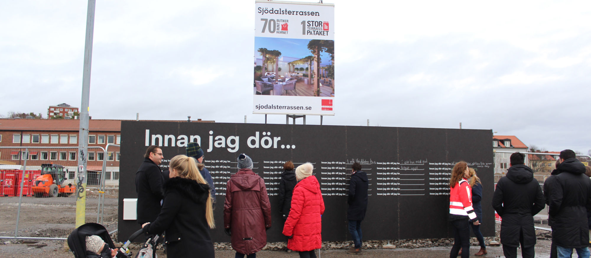 Bostadsdrömmar skrevs på plank