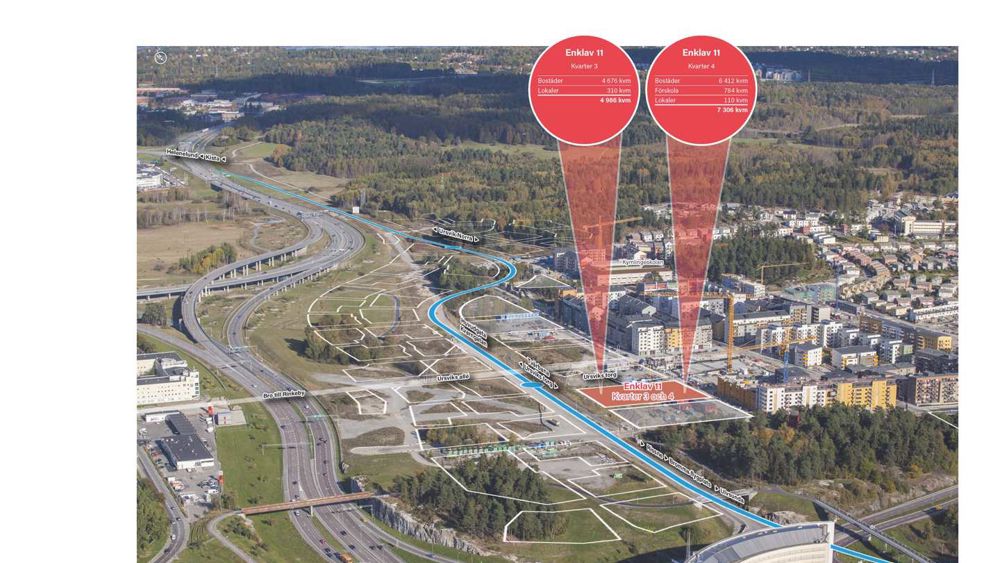 Veidekke Bostad förvärvar i Stora Ursvik