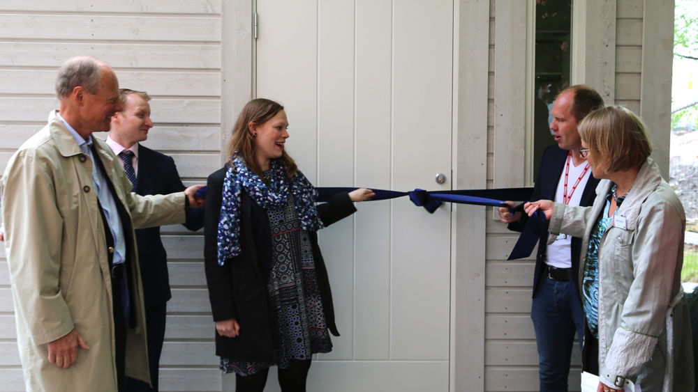 Invigning av visningslägenhet