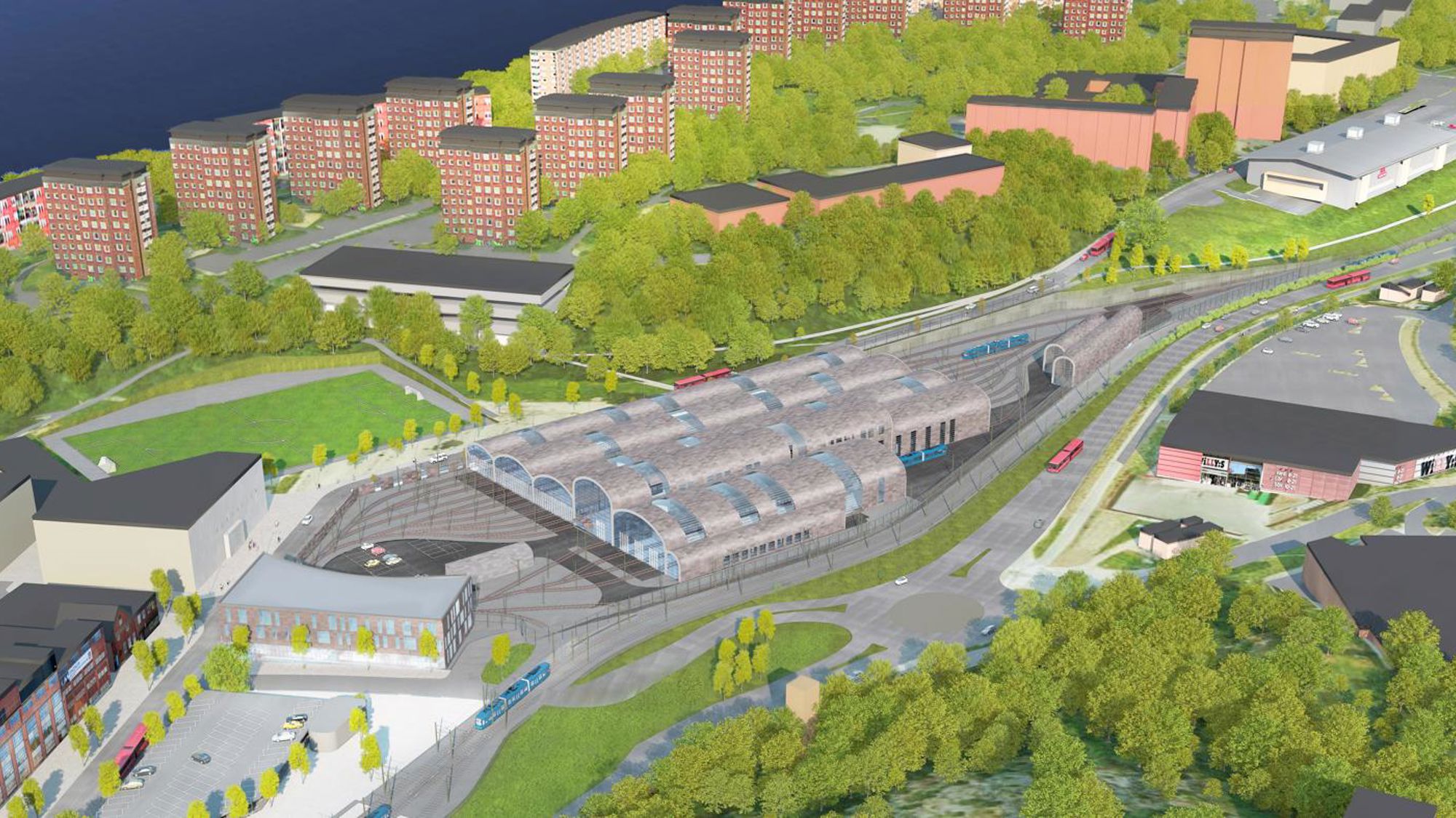 Veidekke får ytterligare uppdrag på nya Lidingöbanan