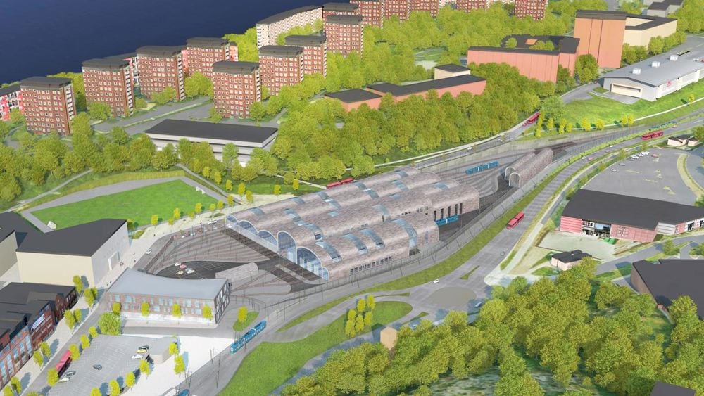 Veidekke får ytterligare uppdrag på nya Lidingöbanan