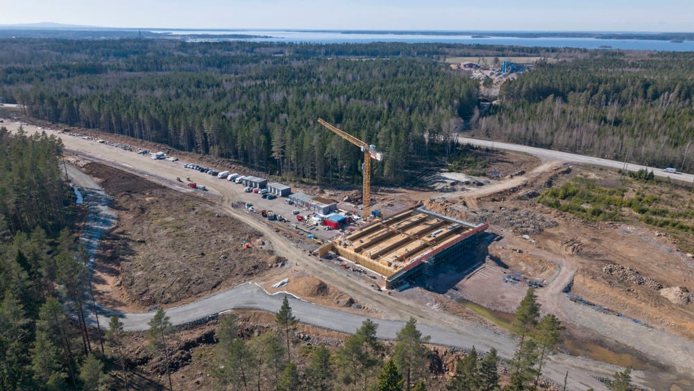 E20 förbi Mariestad