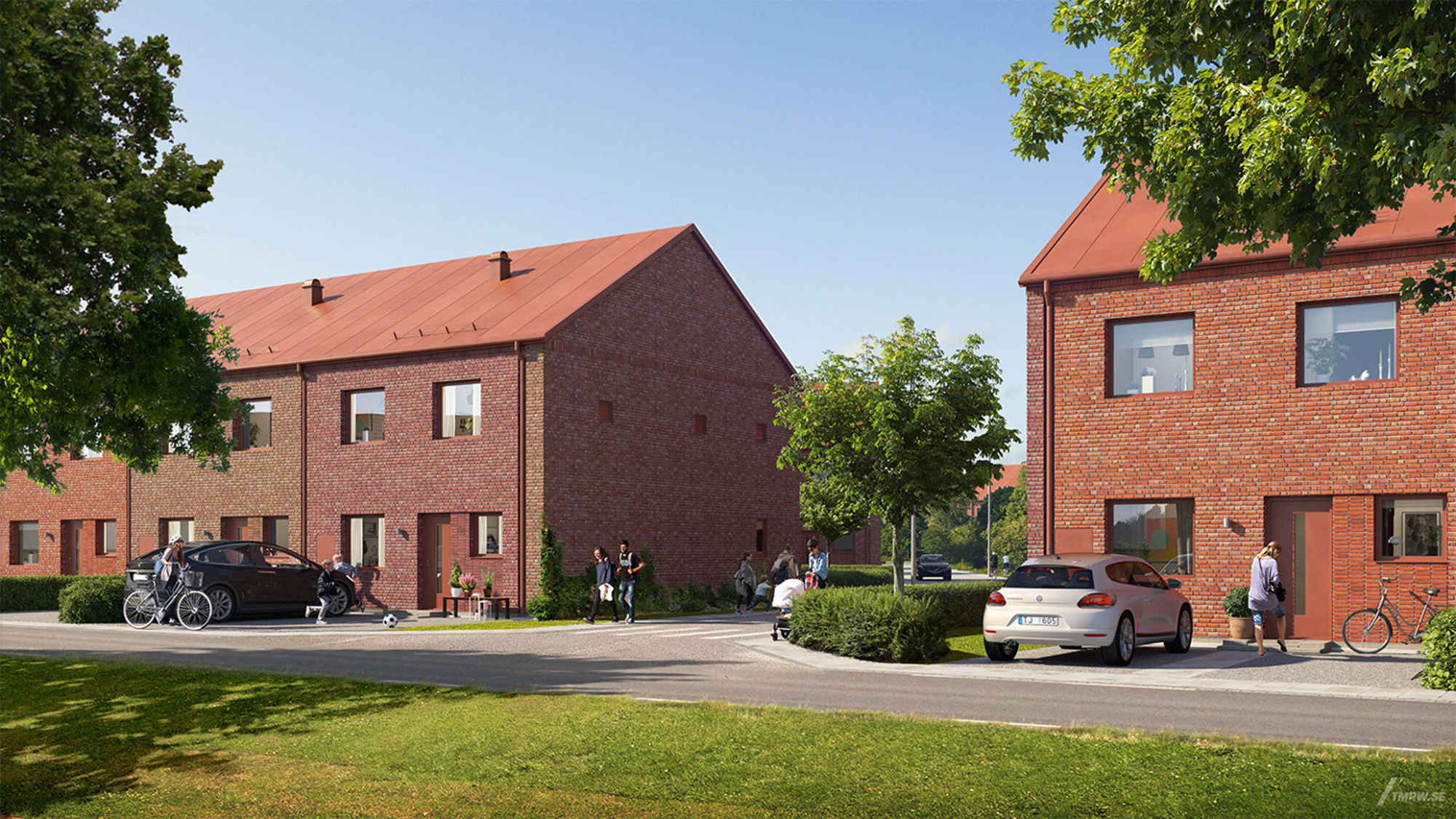 Säljstart för 44 nybyggda radhus i Viken