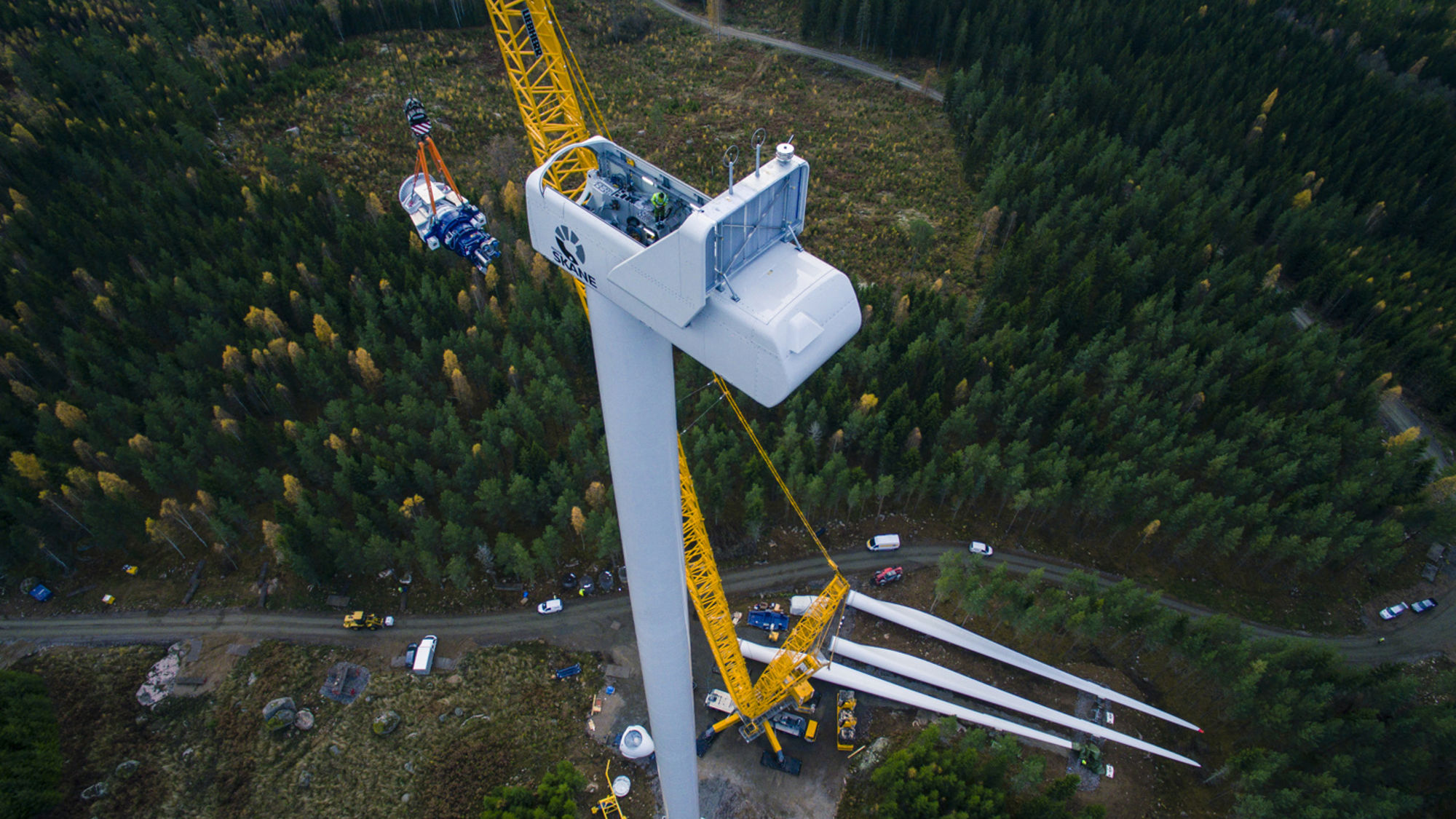 Veidekke bygger fundament och infrastruktur för vindkraftspark i Sundsvall