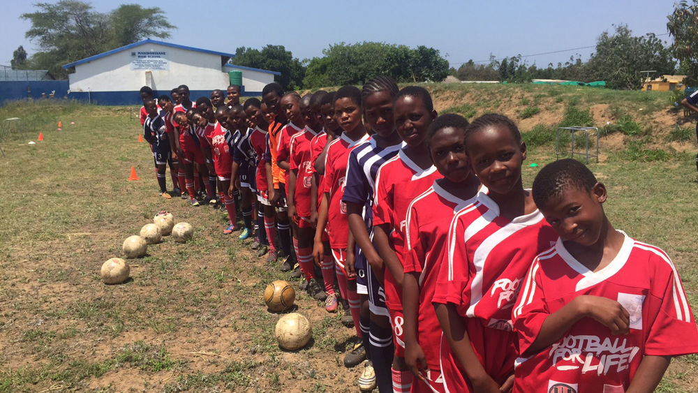 Veidekke och Football for Life visualiserar drömmar i Sydafrika