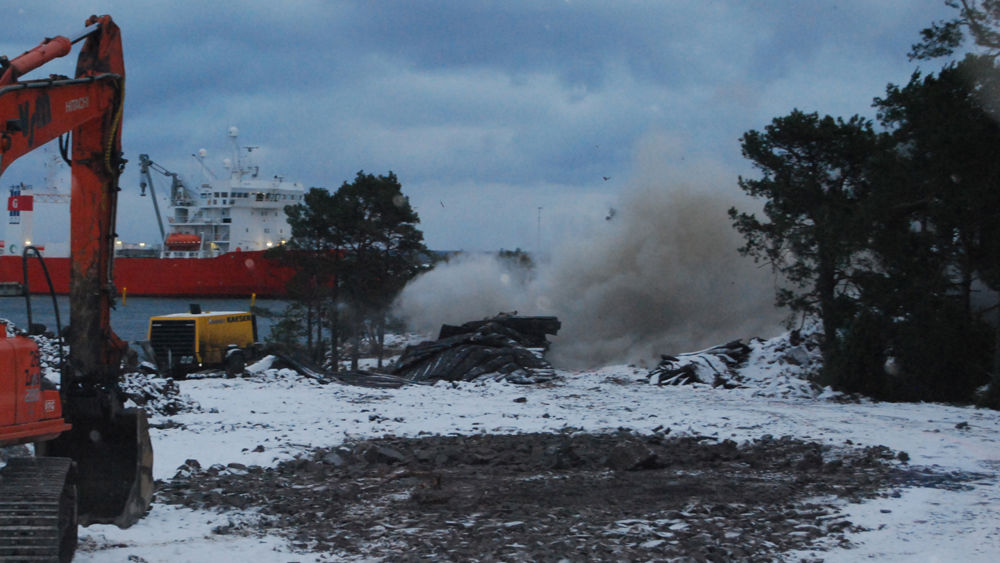 Veidekke spränger för nytt djupvattenintag vid kärnkraftverket i Oskarshamn