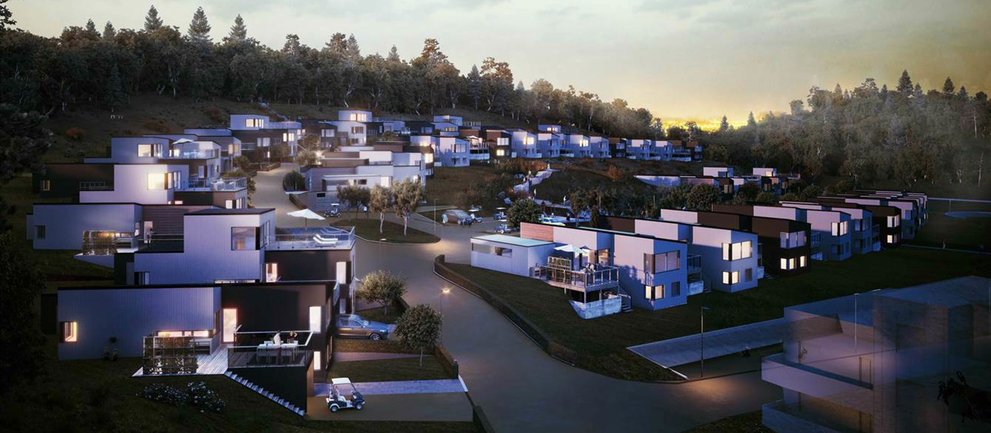Veidekke bygger 250 bostäder vid Hills golfbana i Mölndal
