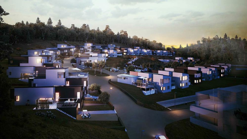 Veidekke bygger 250 bostäder vid Hills golfbana i Mölndal