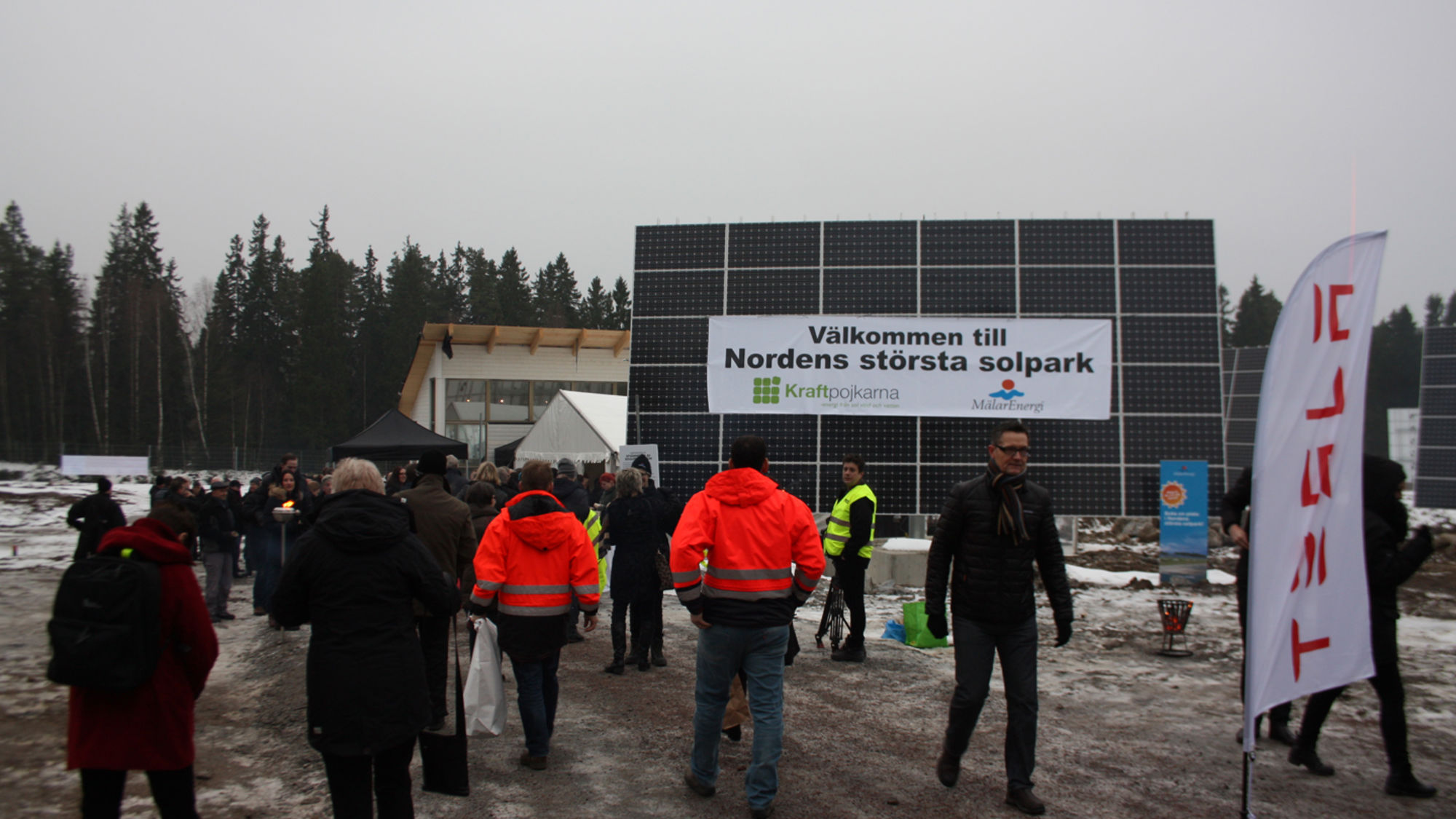 Veidekke lade grunden för Nordens största solpark