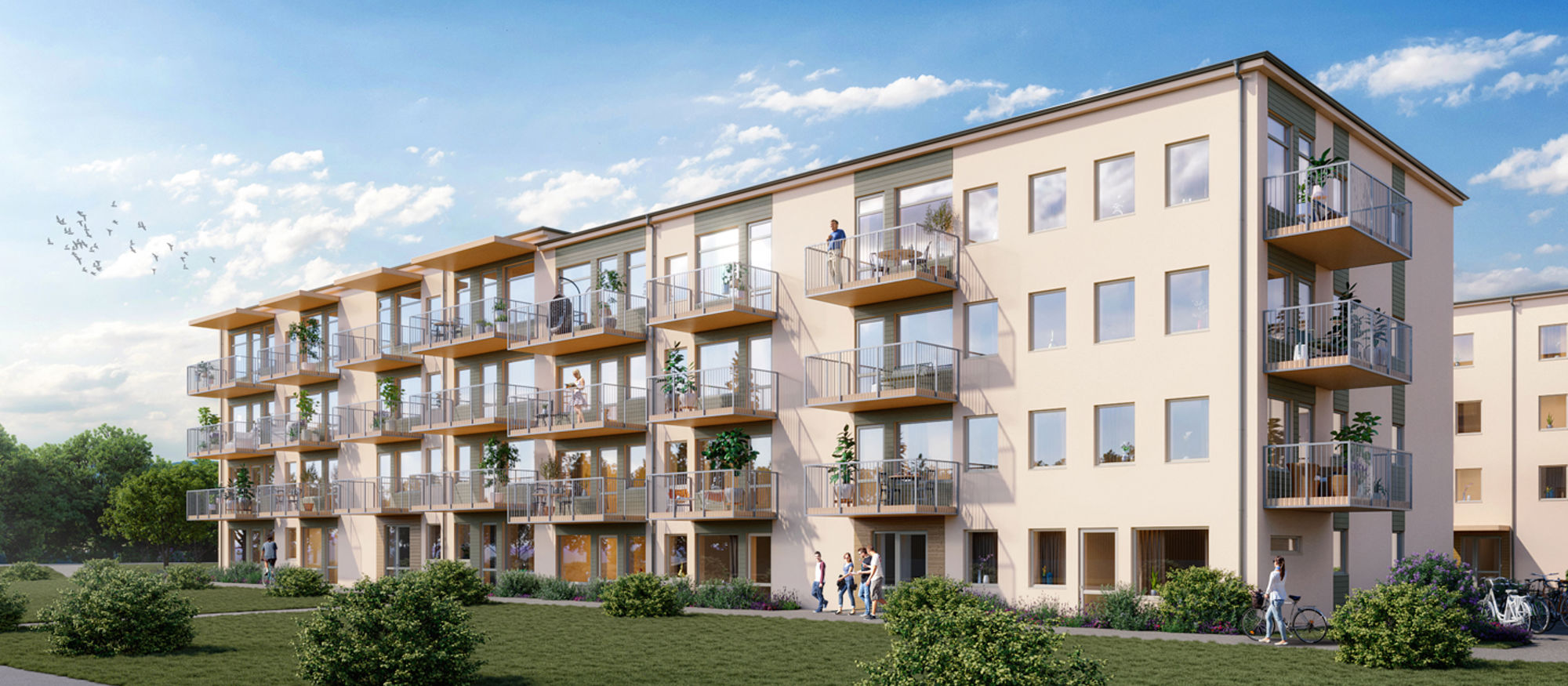 Vipeholm hus 1 fasad mot väster