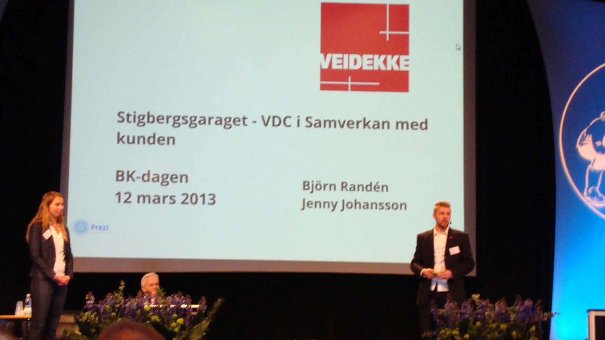 Veidekke höll ett grensesprengende föredrag om VDC och samverkan