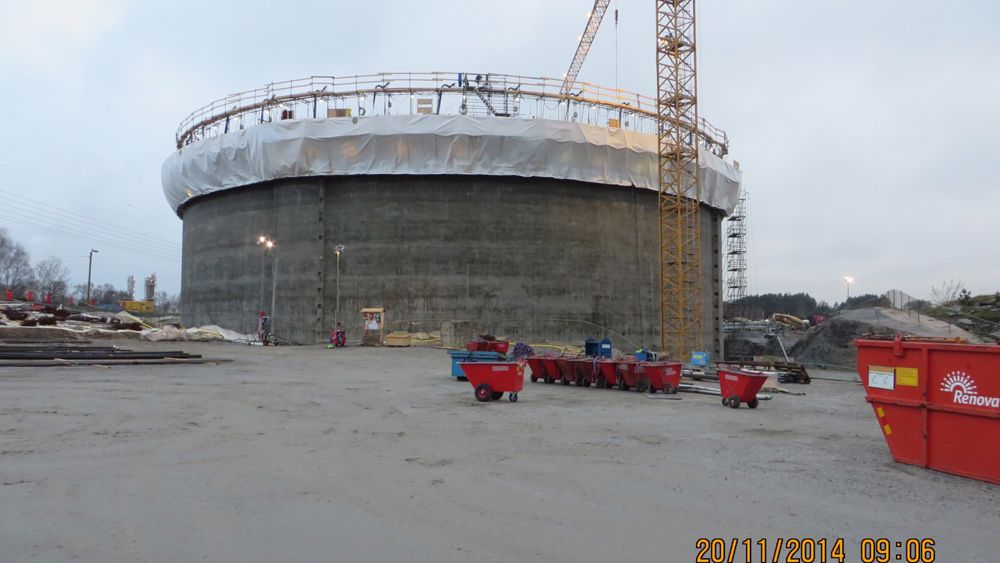 Veidekke gör betongarbeten för ny etantank åt Borealis i Stenungssund