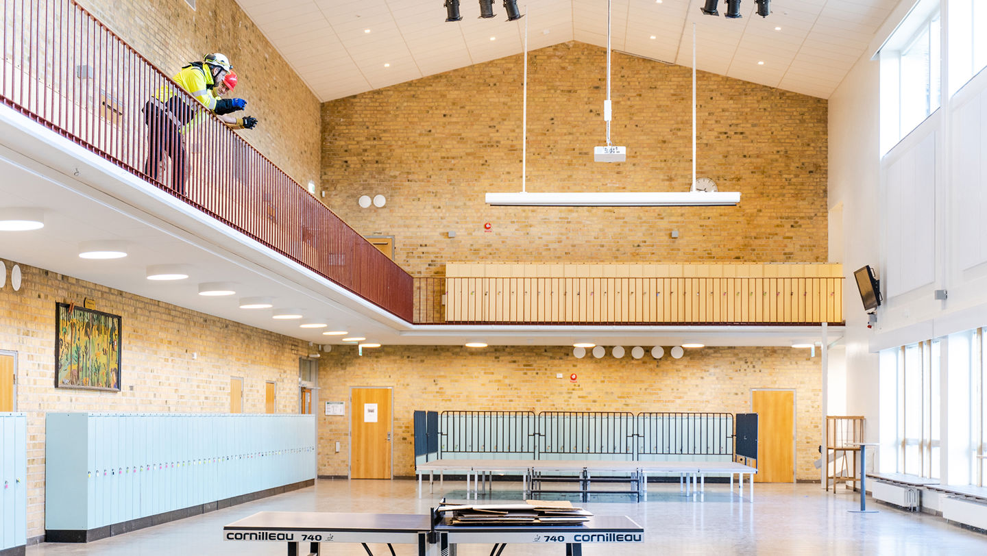 Bild på skola inomhus
